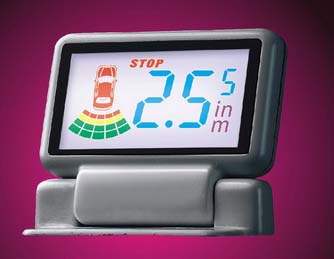 Color LCD Display for Car Parking Sensor