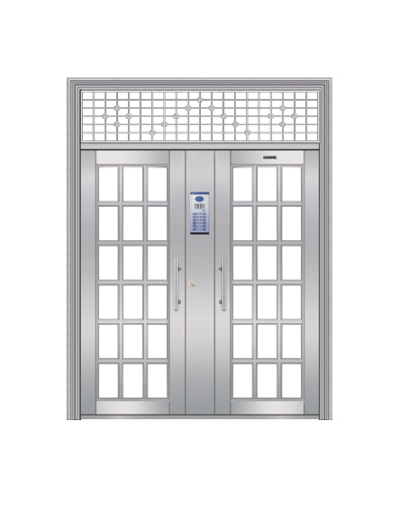 stainless steel door