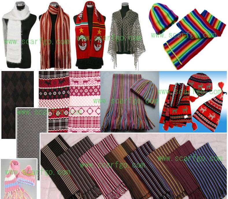 Supply scarves,hats,shawls,laces,fabrics,etc