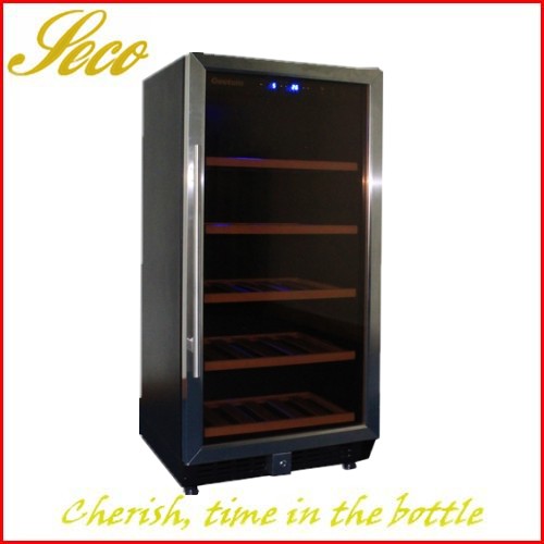 stainless steel compressor wine fridge cabinet