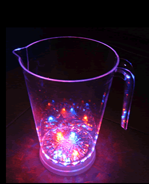 flash cup, beer cup, glowing cup, flash mug