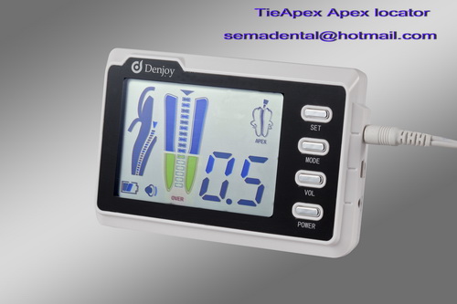 Apex locator with pulp tester 