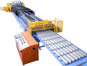 Fully Automatic Roofing Tile Roll Forming Machine