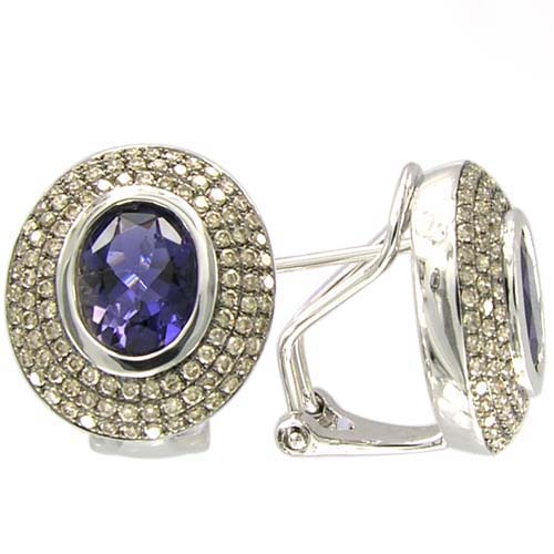 Iolite Earring