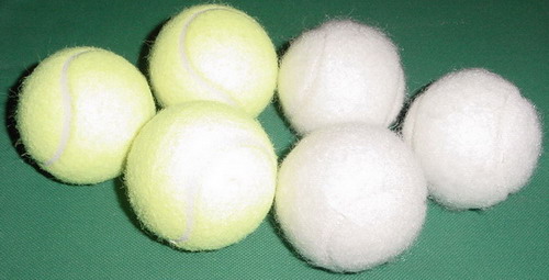 Hard Tennis Balls for Playing Cricket