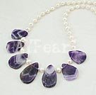 pearl amethyst necklace