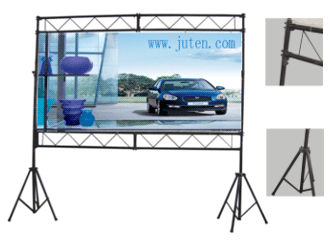 Large Show Pro Banner Stand- adjustable hight