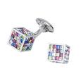 crystal cuff link