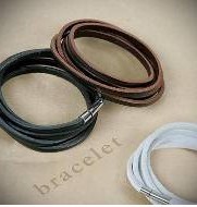 2011 handmade genuine leather bracelet