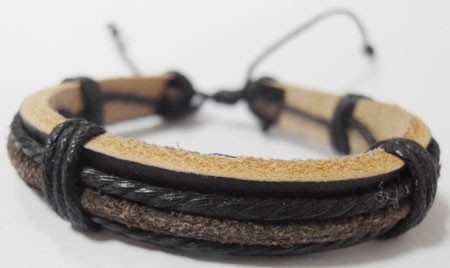 2011 braided leather bracelet