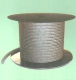 PTFE BRAIDED PACKING WITH GRAPHITE YARN