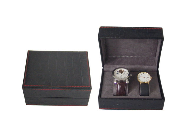 leather Omega watch box