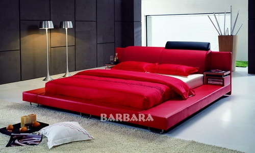 leather bed,bed,sofa,furniture p9066