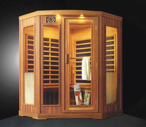 wood sauna room