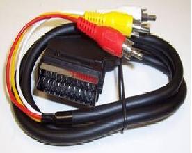 Scart Plug To 3 Rca Plug