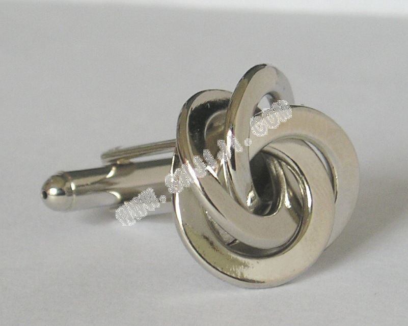 knotted cuff link(sales@shjiji.com)