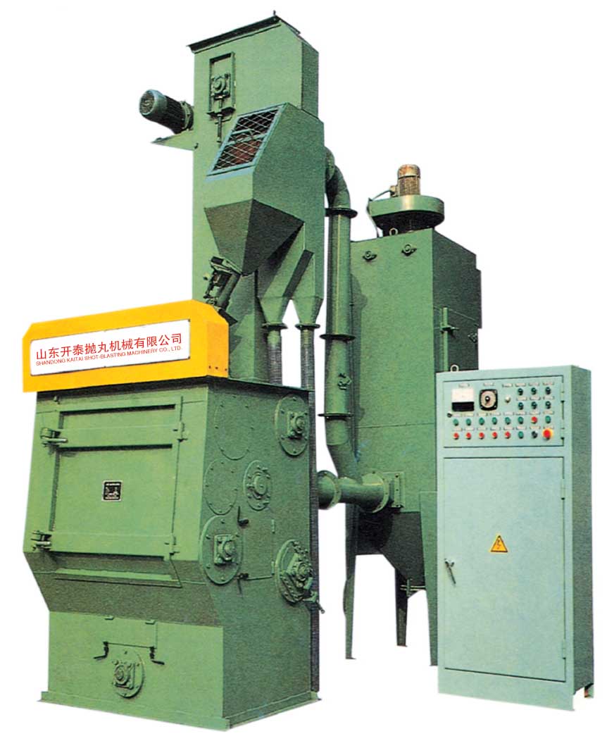 tumble belt type blasting machine