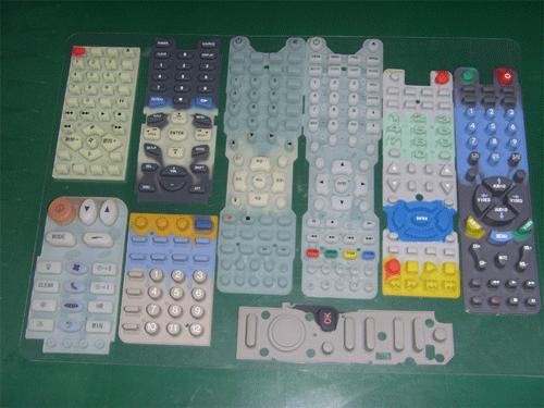 environmental protection, avirulent insipidity-silicone rubber keypads