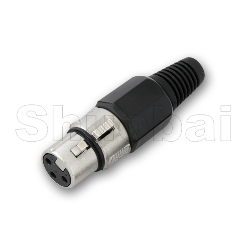 XLR 3-Pin Female Inline Socket Connector