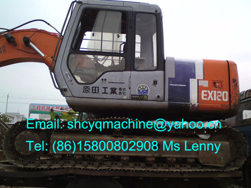 Used hitachi ex120 excavator, ex120-2 for slae