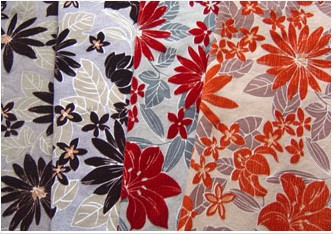 fashion flocked fabric suit for curtain or sofa 