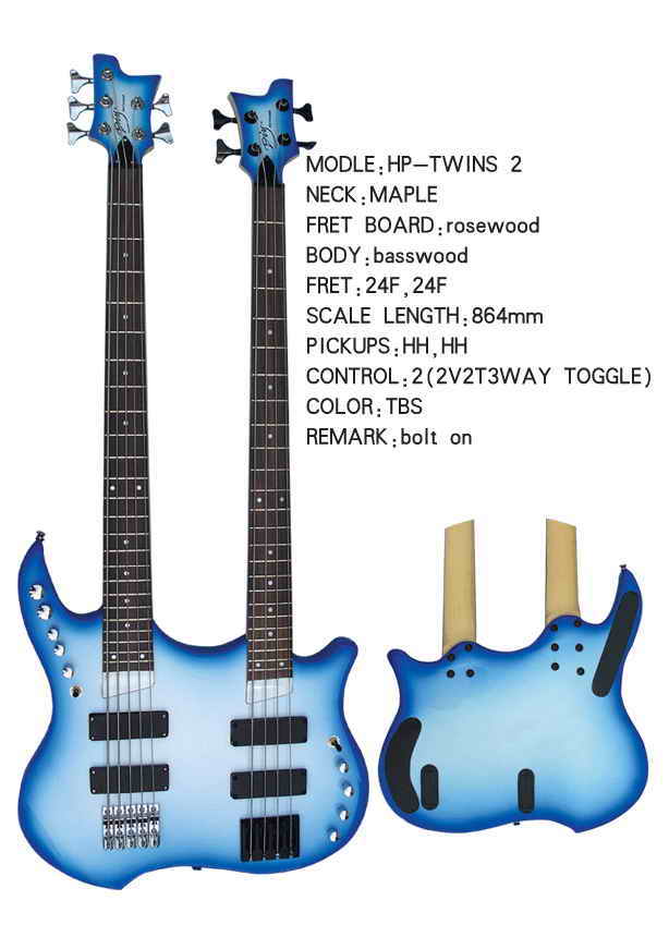 Electric guitar hp-twins2