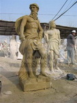 Natural Sandstone Man Sculpture