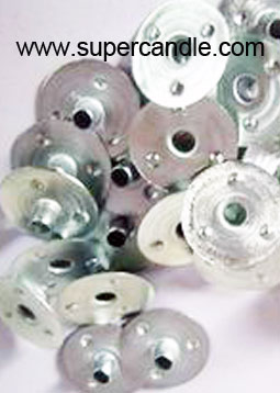 wick clip, wick tab, wick holder, wick anchor, wick sustainer, candle production