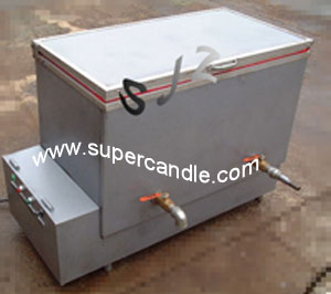 wax melter, wax melting tank, tealight manufacturing, wax melting pot