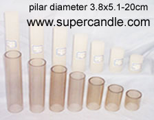 polycarbonate candle making mould, acrylic candle production mold, plastic candle manufacturing mould, plexiglass candle mold, Bakelite candle mould