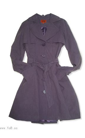 MISSONI purple trench coat