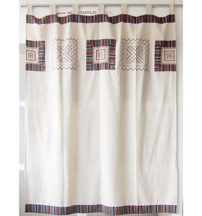 Embroidery curtain