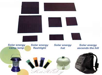 Outdoor Amorphous Solar Cell