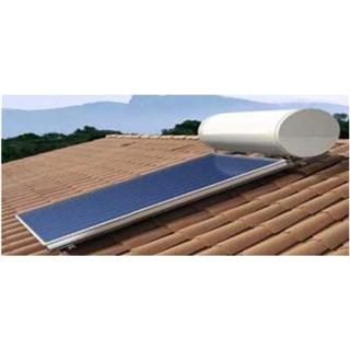 solar collector with copper heat pipe 