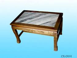 solid wooden table