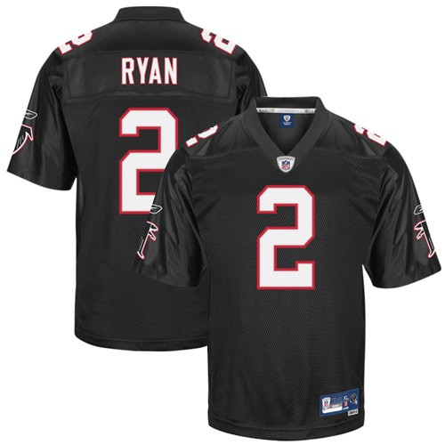 Atlanta Falcons 2 Matt Ryan Black NFL Jerseys