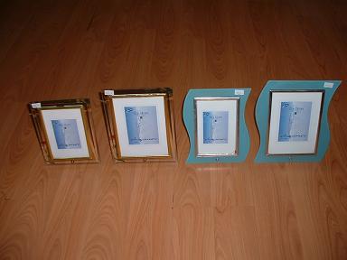 Glass photo frames