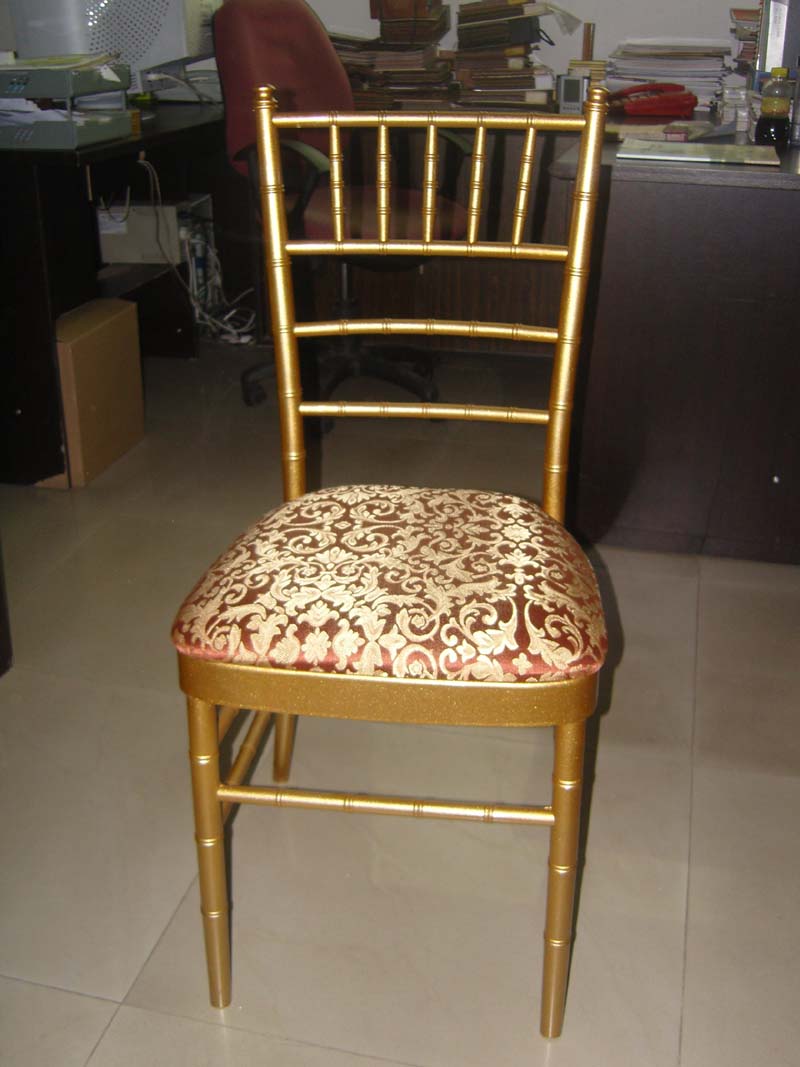 Golden chivari chairs 