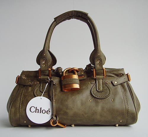 Chloe Dark Camel paddington with Sparkle Lock