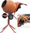 Gasoline cement mixer