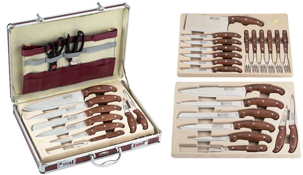 25pcs cutlery knife set