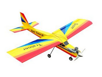 Super Trainer - 60 RC Nitro Gas Planes Model ARF