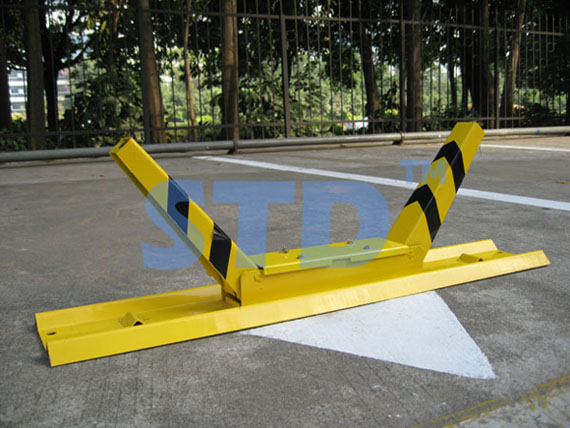 manually operated parking barrier