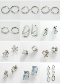 fashion jewelry stainless steel jewelry earring