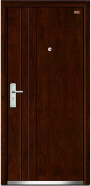 Flat Steel-wood Armored Door