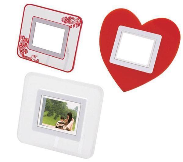 2.4-inch digital photo frame rechageable frame