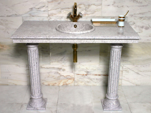 stone sink with pedestal 