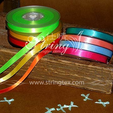 Single-Face Polyester Satin Ribbons