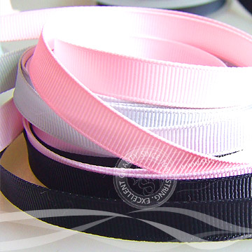 Polyester grosgrain ribbon