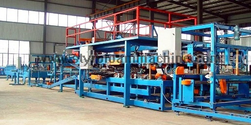 Rock wool sandwich panel production line